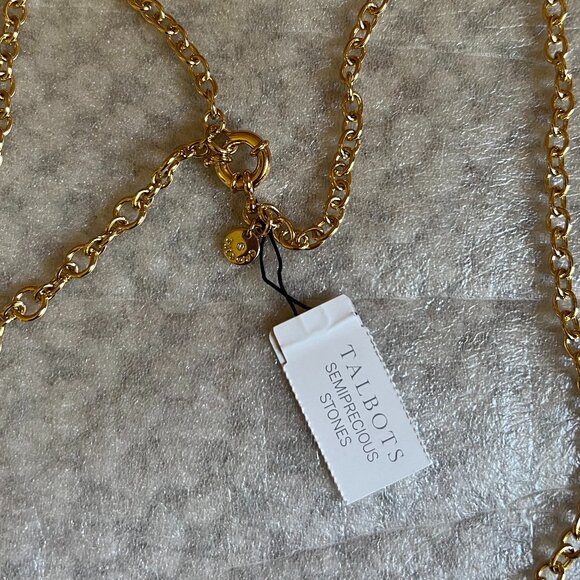 TALBOTS - Links and Circle Pendant -- NEW with Tag - Picture 8 of 9